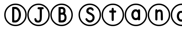 DJB Standardized Test font preview